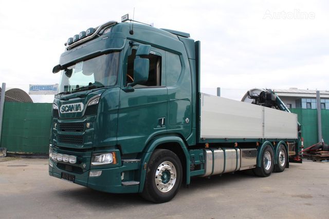 Scania R 650  open laadbak vrachtwagen