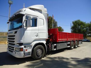 Scania R 730 flatbed truck