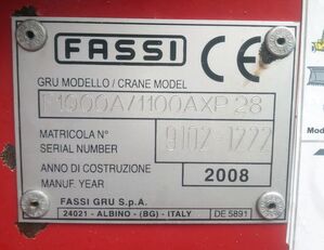 Scania R560 *8x2 *FASSI F1100XP + flyJIB 616 + WINCH *BED 6.5+1.3m flatbed truck for sale - Image 20 | Autoline SL Scania R560 *8x2 *FASSI F1100XP + flyJIB 616 + WINCH *BED 6.5+1.3m flatbed truck | Image 20 - Autoline