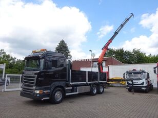 Scania R620 Flatbed + crane  PK 22002 EH 6x2 flatbed truck