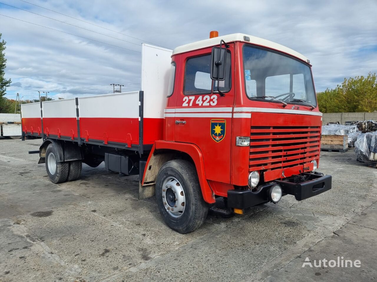 Camion plateau Scania VABIS  80 - Autoline