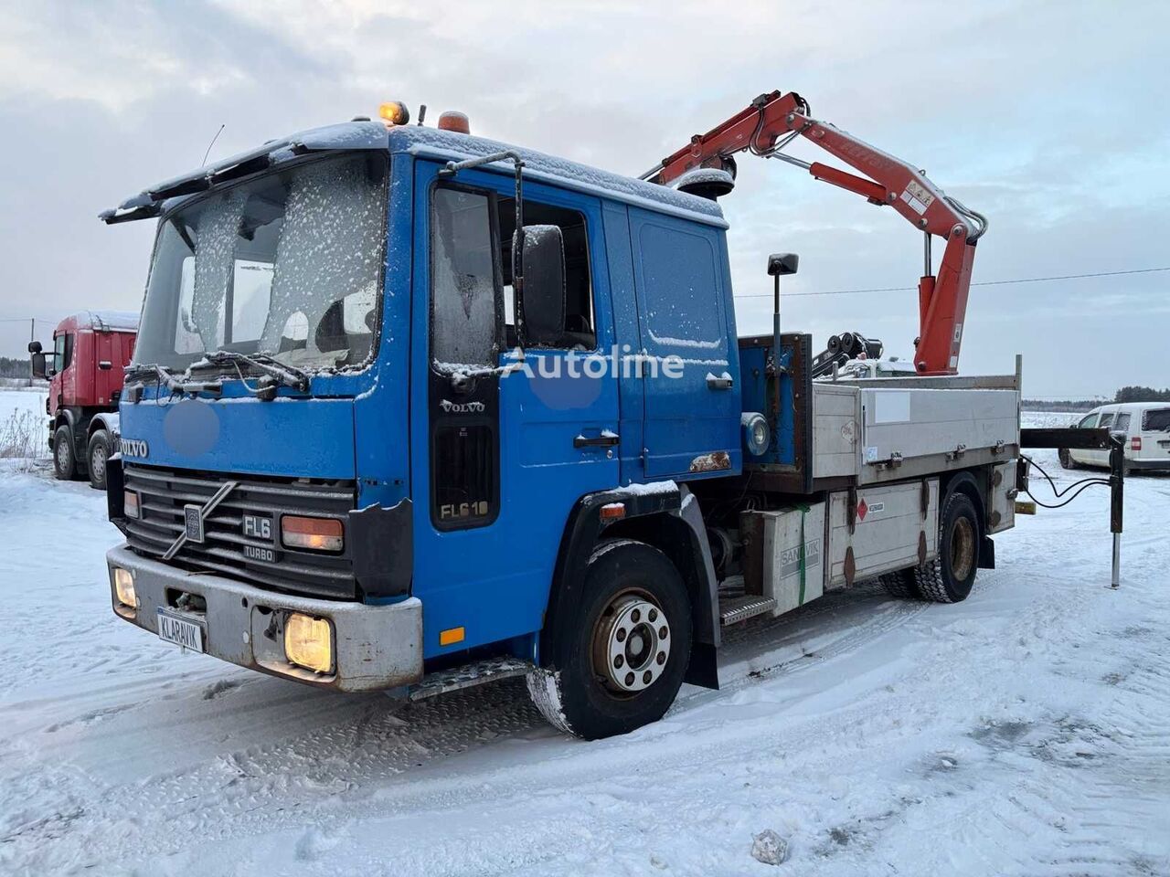 бортова вантажiвка Volvo Crane Volvo FL6