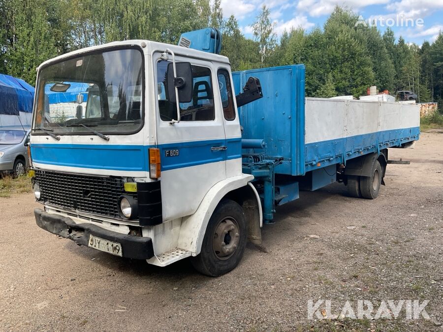 Volvo F 609 flatbed truck