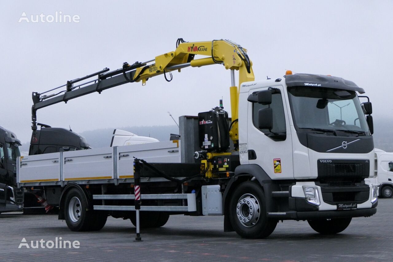 Volvo FE 280  flatbed truck