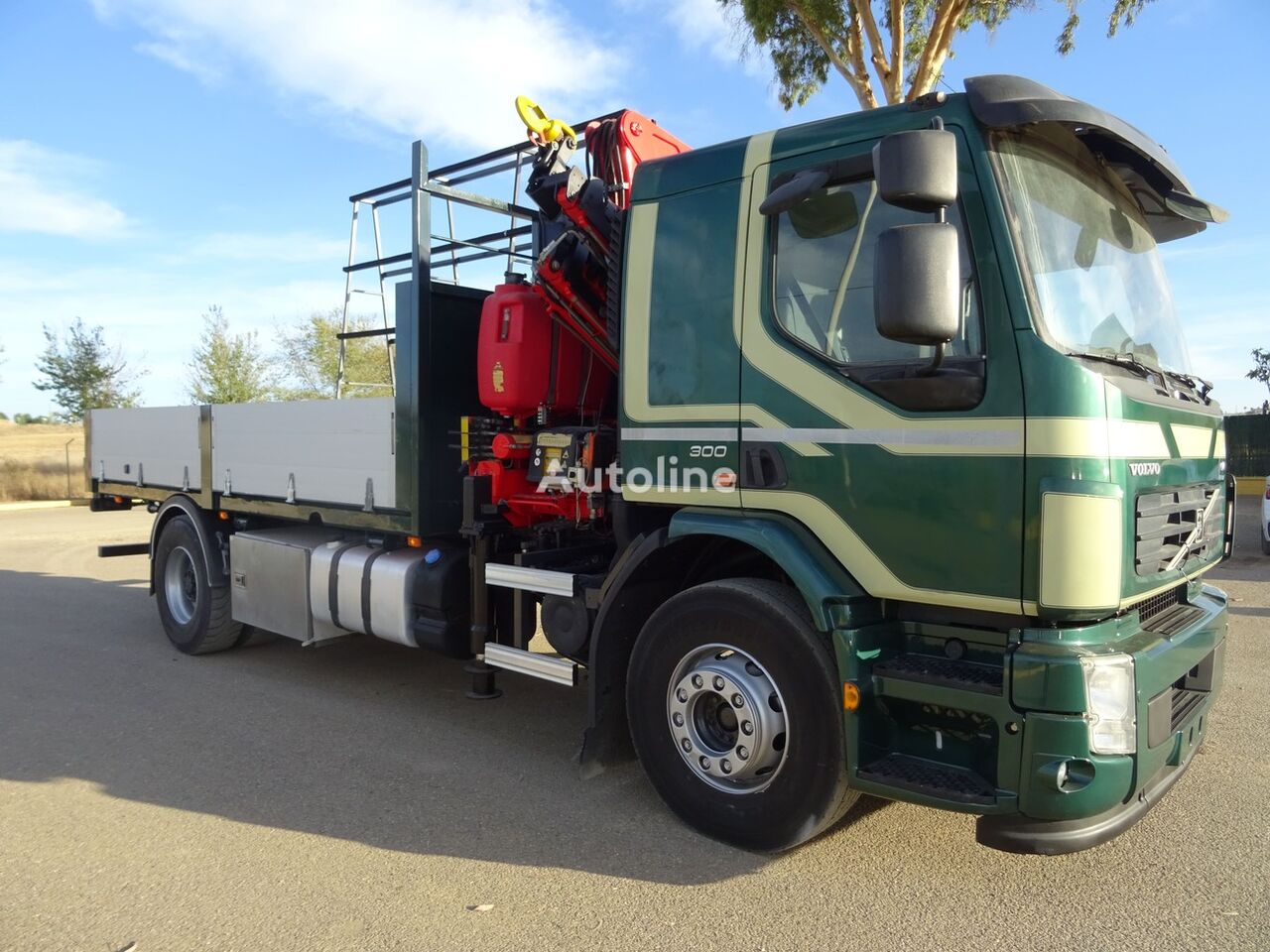 Volvo FE 300 flatbed truck