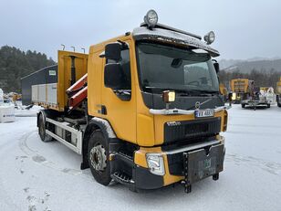 플랫베드 트럭 Volvo FE 320 4x2 - Krokbil - Br&oslash;yterigget med kranflak og tippflak