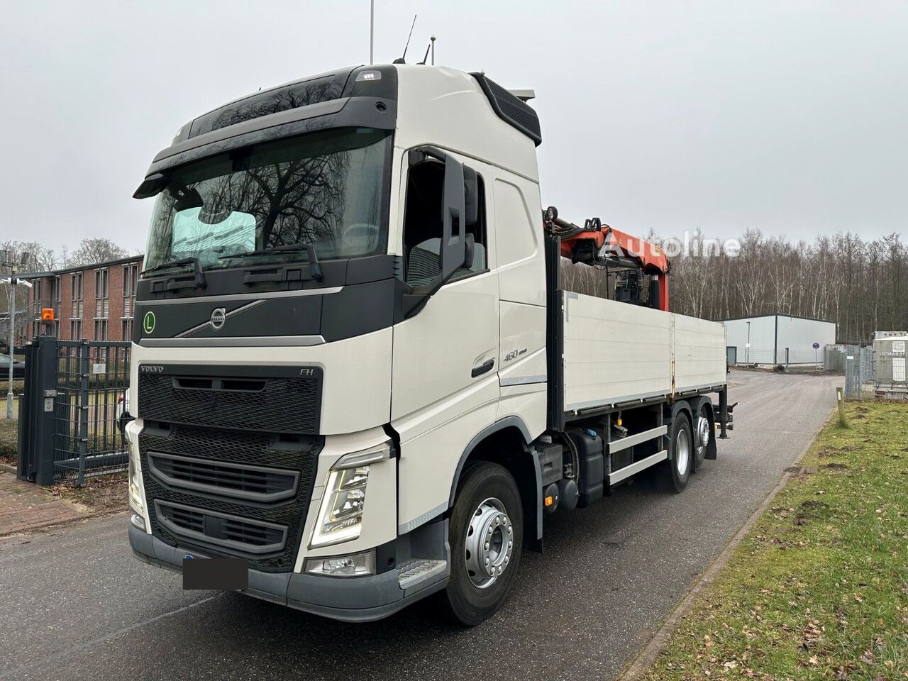 Volvo FH 13 460  + Palfinger PK 18002 open laadbak vrachtwagen - Autoline