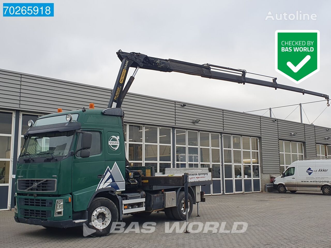 truk flatbed Volvo FH 400 4X2 Palfinger PK16502 Remote Manual Euro 3