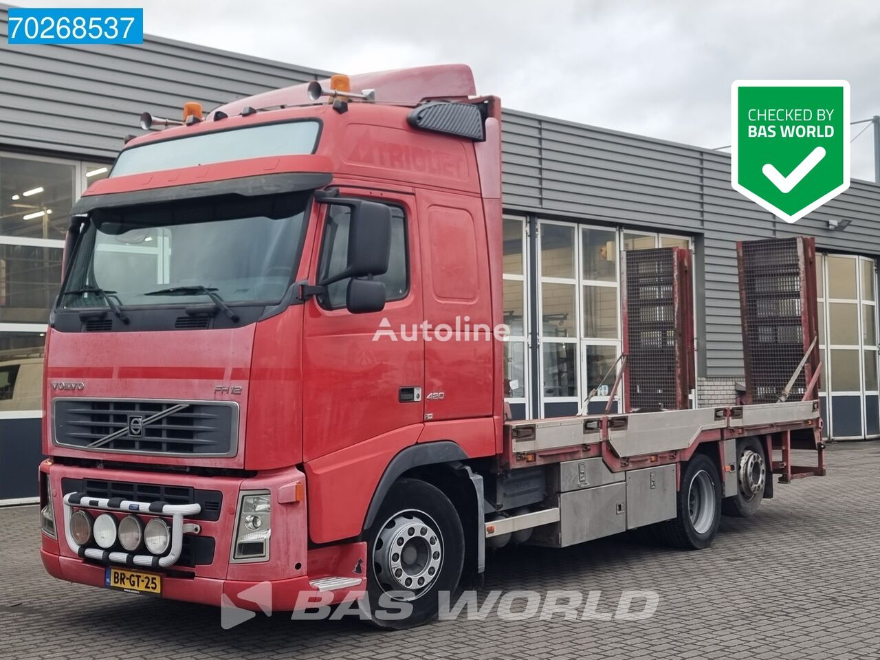 Volvo FH 420 6X2 NL-Truck Machine Transporter Liftachse Euro 3 avolavakuorma-auto