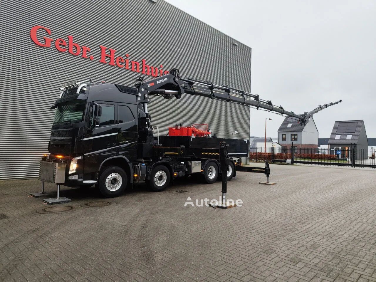 Volvo FH 460 8x4 Hiab X-Hipro 858 E-8 Basket! flatbed truck - Autoline