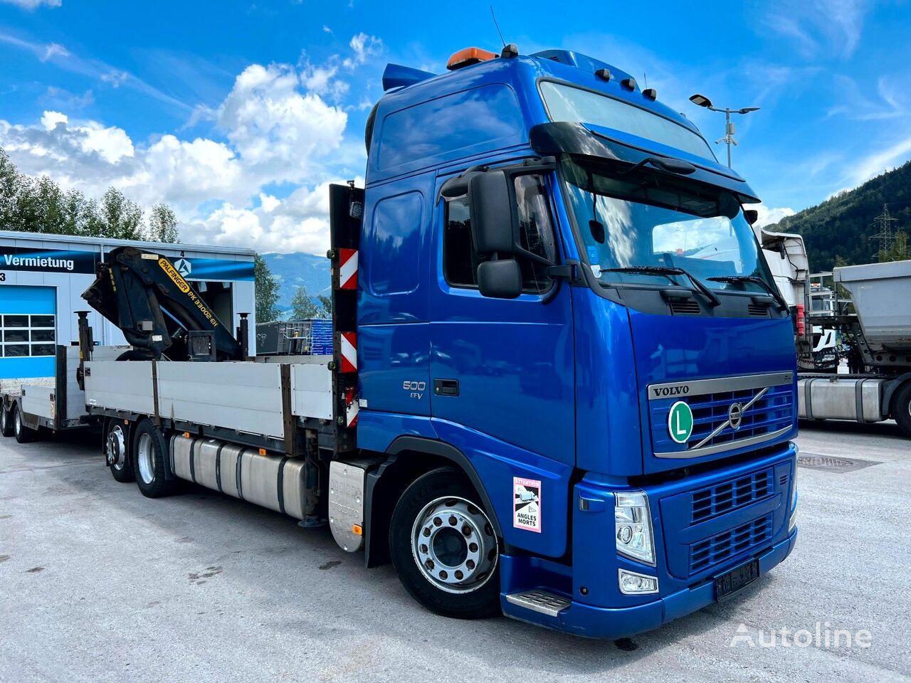 Volvo FH 500  open laadbak vrachtwagen