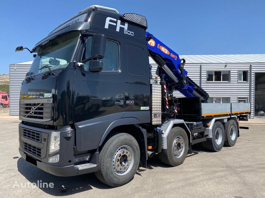 camion plateau Volvo FH 500