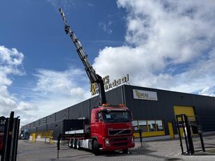 Volvo FH 520 + HIAB 322 E-5 + JIB 70X-3 + REMOTE + 8X4 + 8CYL kamion s ravnom platformom