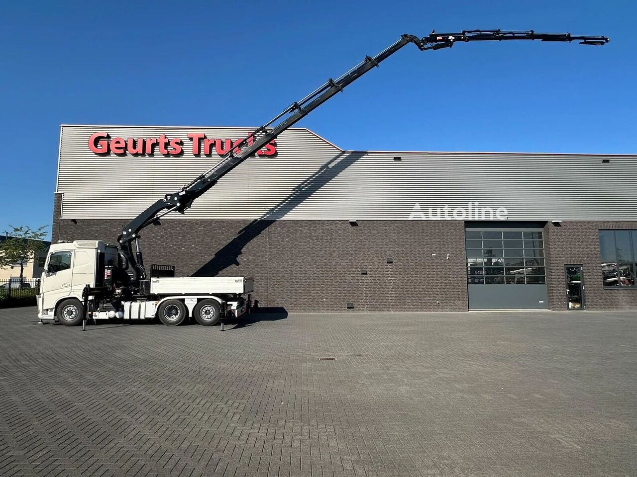 Volvo FH 540 6X4 H TR + HIAB 408E-6+JIB 70X TREKKER-BAKWAGEN KRAAN/KRA flatbed truck - Autoline