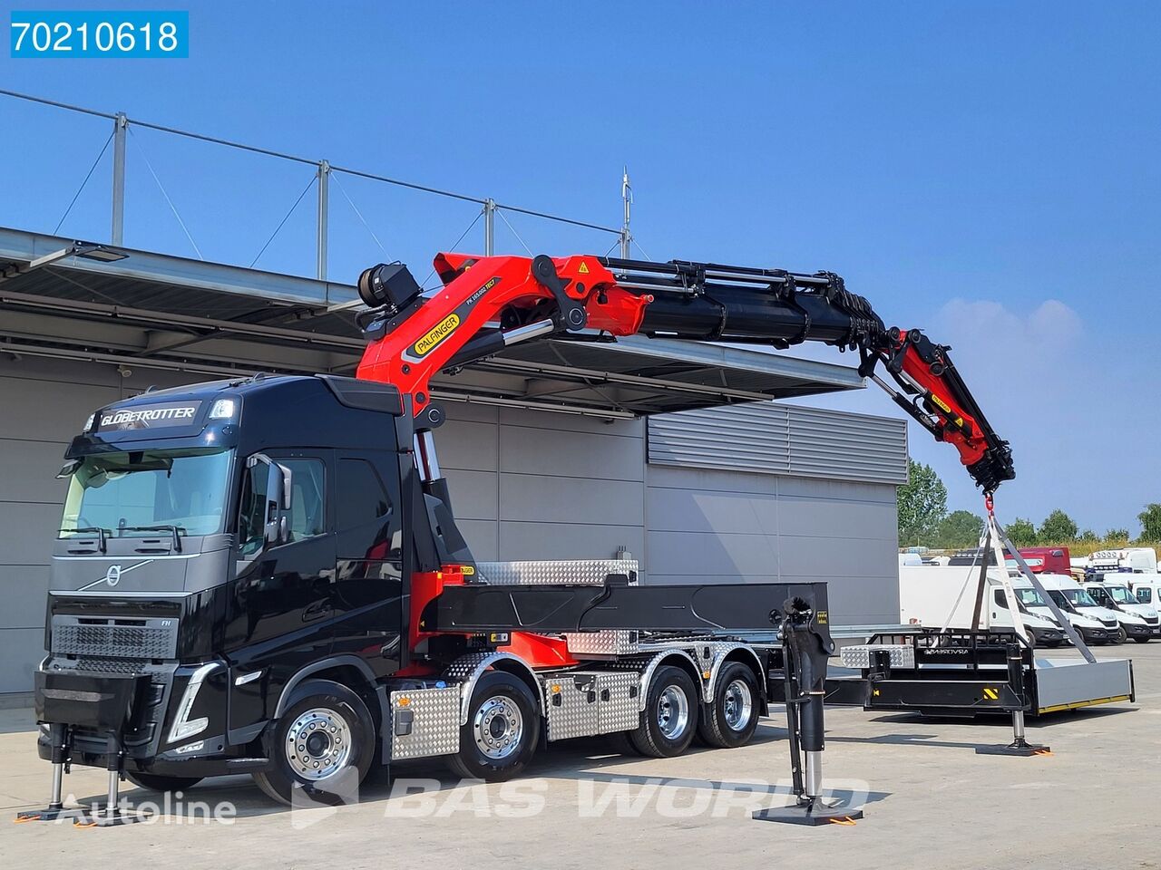 neue Volvo FH 540 8X4 NEW! Palfinger PK165.002 TEC7 Kran Crane Full option Pritsche LKW