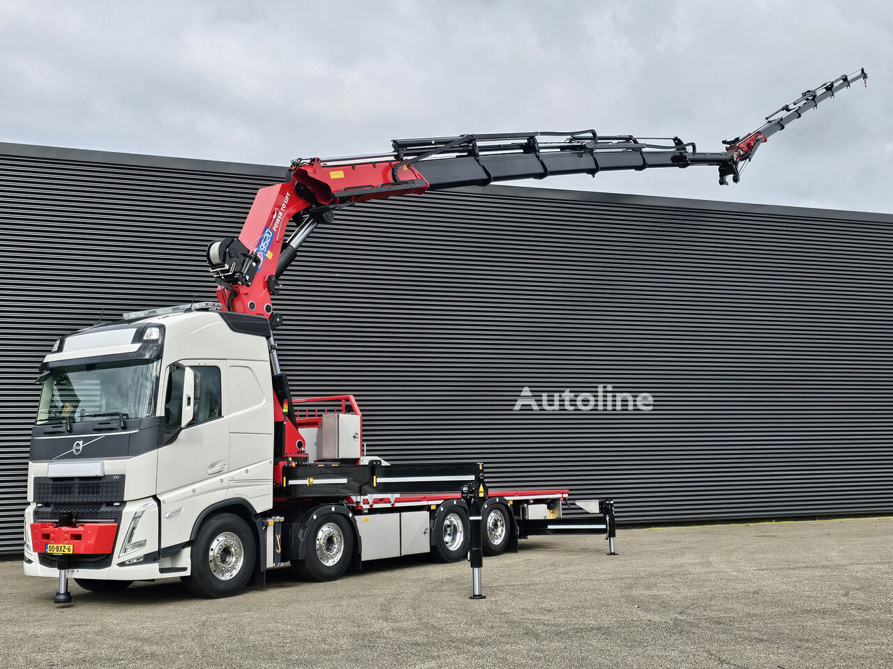 Volvo FH 540 8x2-6 / HMF 9520 + JIB + LIER / NIEUW! camión caja abierta - Autoline