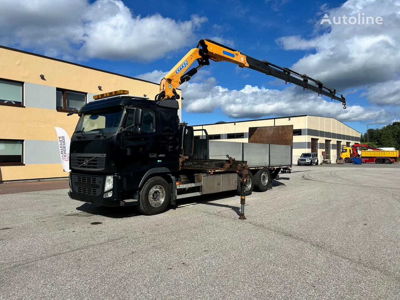 бортовой грузовик Volvo FH460 6X2 EURO5 + EFFER 225 CRANE + LIFT