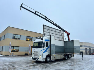 Volvo FH460 6X2*4 EURO6 + PALFINGER PK1400I-EH + LIFTING ROOF +SIDE OP bortu kravas automašīna