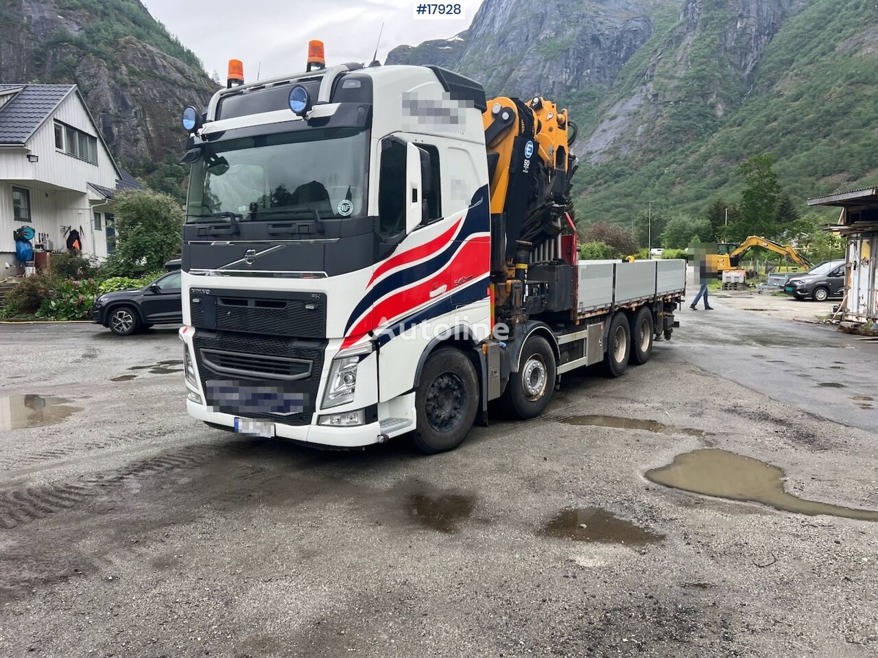 camion plateau Volvo FH540