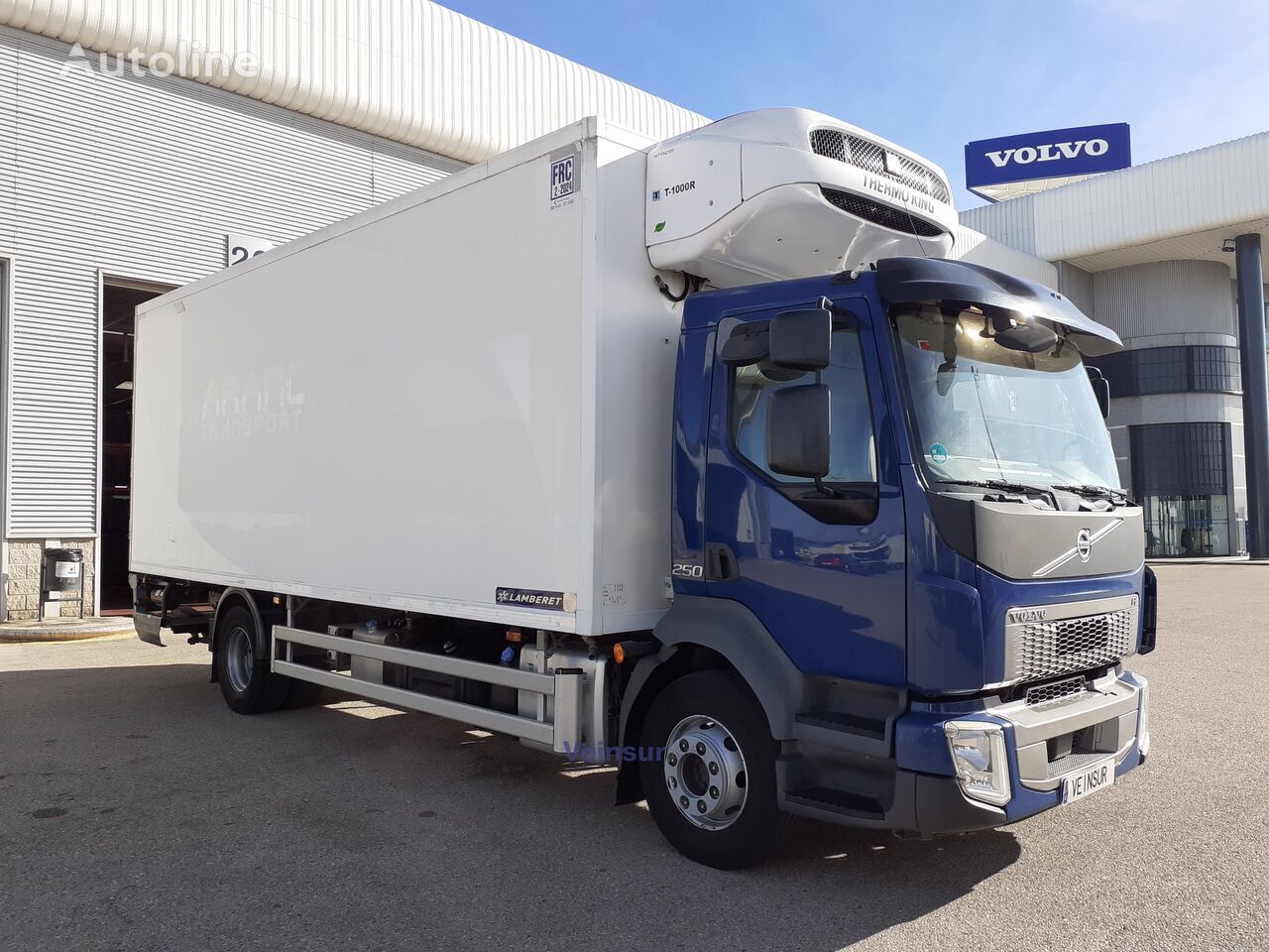 camion plateau Volvo FL 16 TN