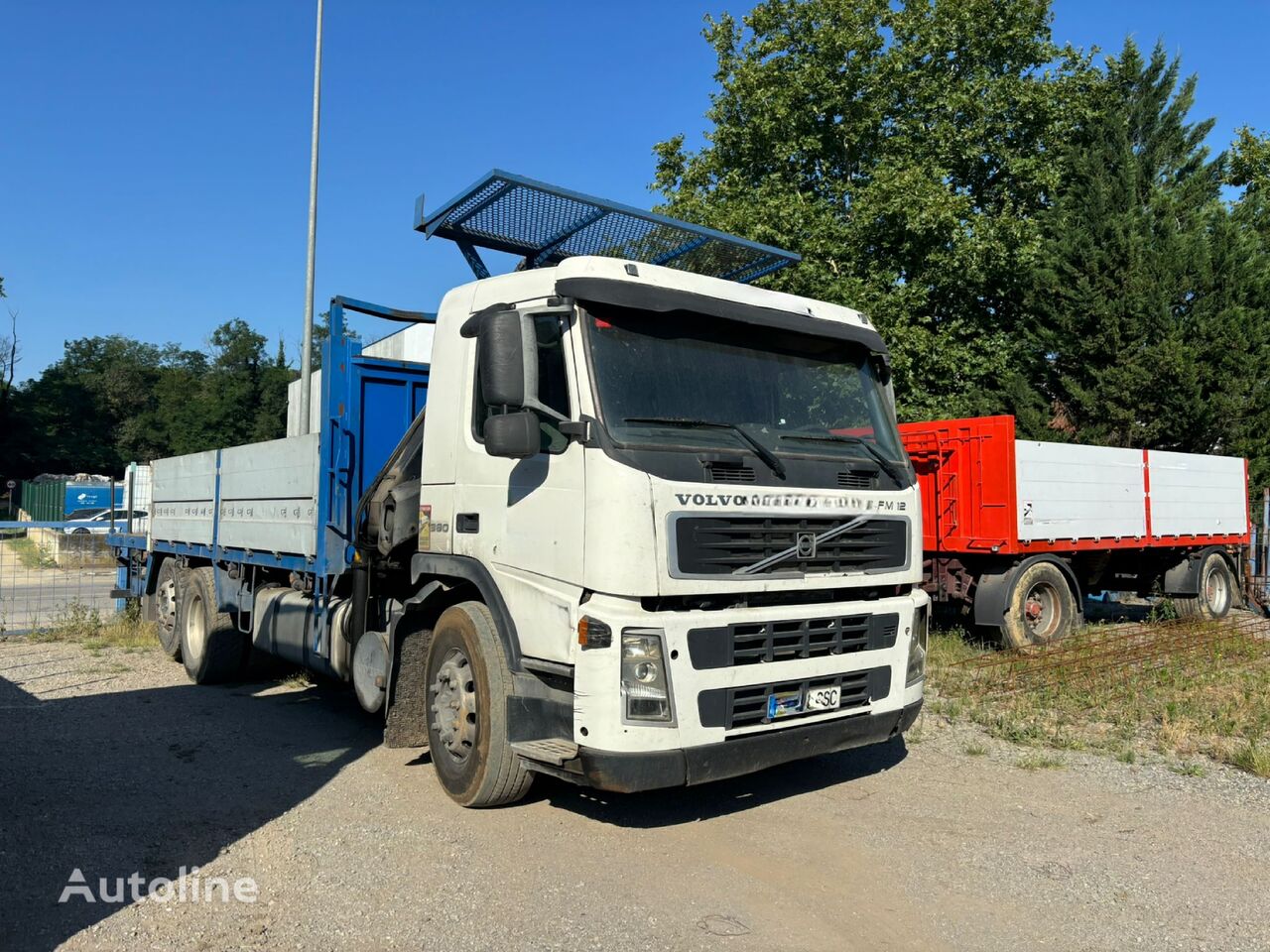 Volvo FM 12.380  camión caja abierta