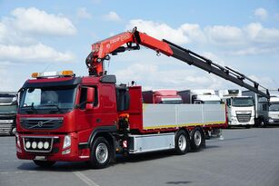 Volvo FM / 340 / 6 X 2 / SKRZYNIOWY + HDS / FASSI 310 XP / WYSIĘG 16,7 fladvogn lastbil