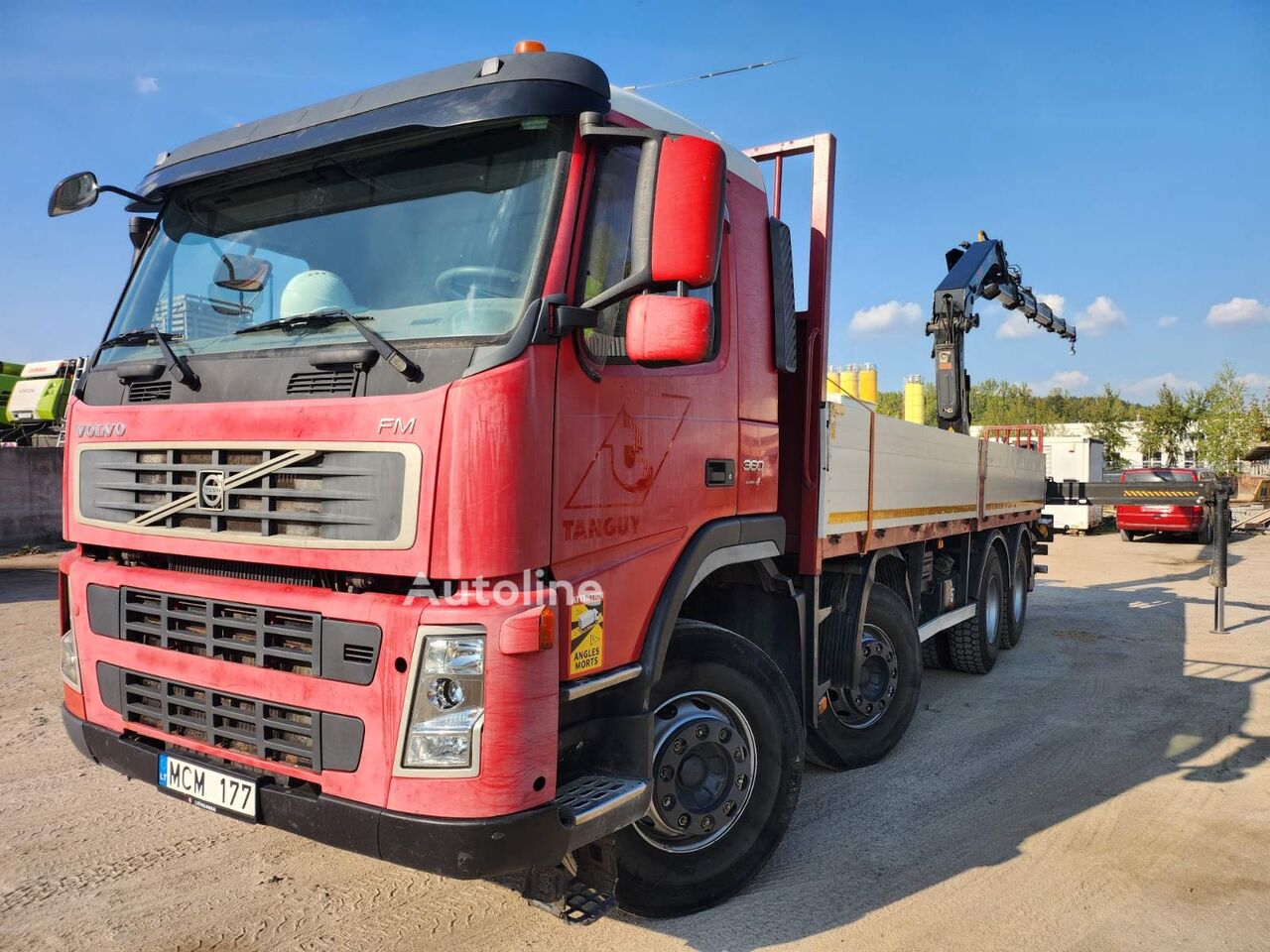 camion plateau Volvo FM 360 Full steel