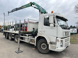 Volvo FM 400 8x2 PLATFORM (7m) + CRANE HMF 1460 K3 - 234.000km - LIFT  open laadbak vrachtwagen