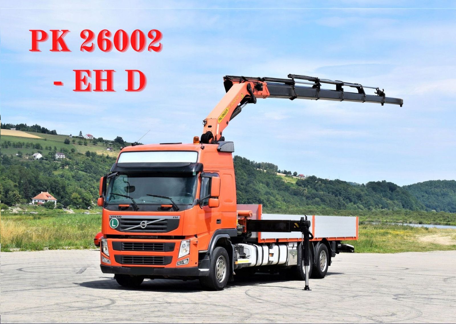 Volvo FM 410  flatbed truck