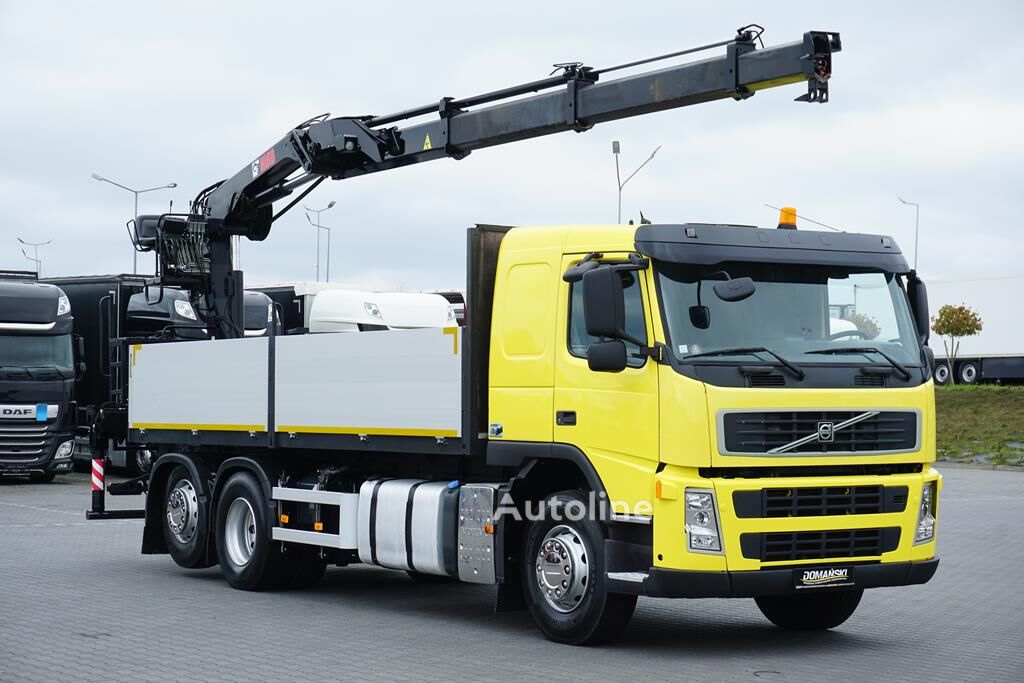 平板卡车 Volvo FM 440 / SKRZYNIOWY + HDS / 3 OSIE / HIAB 166 / ROTATOR