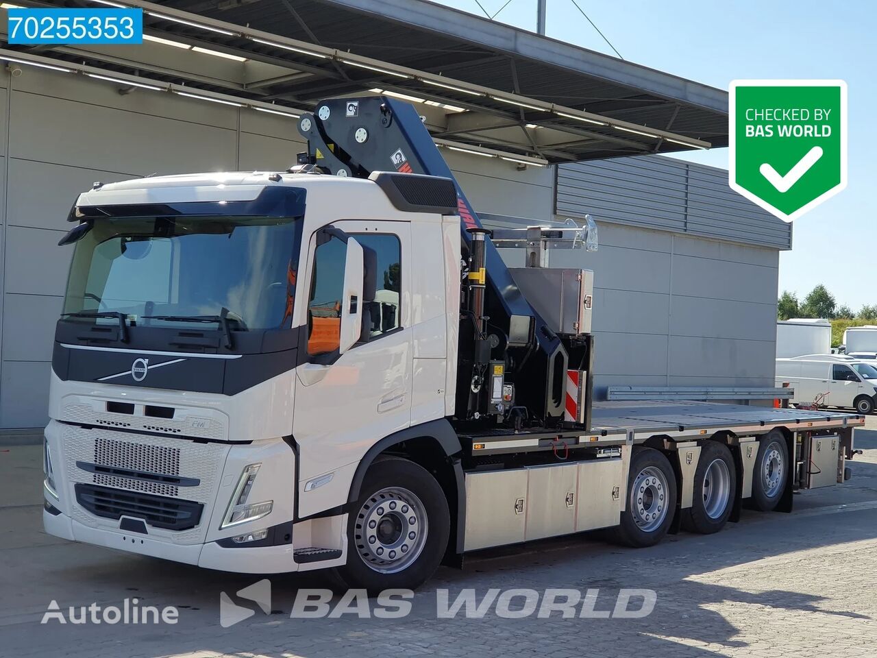 Volvo FM 460 8X2 NEW! HIAB X-Hipro 658EP-6 Kran Crane VEB+ Lift+Lenkac camión caja abierta nuevo