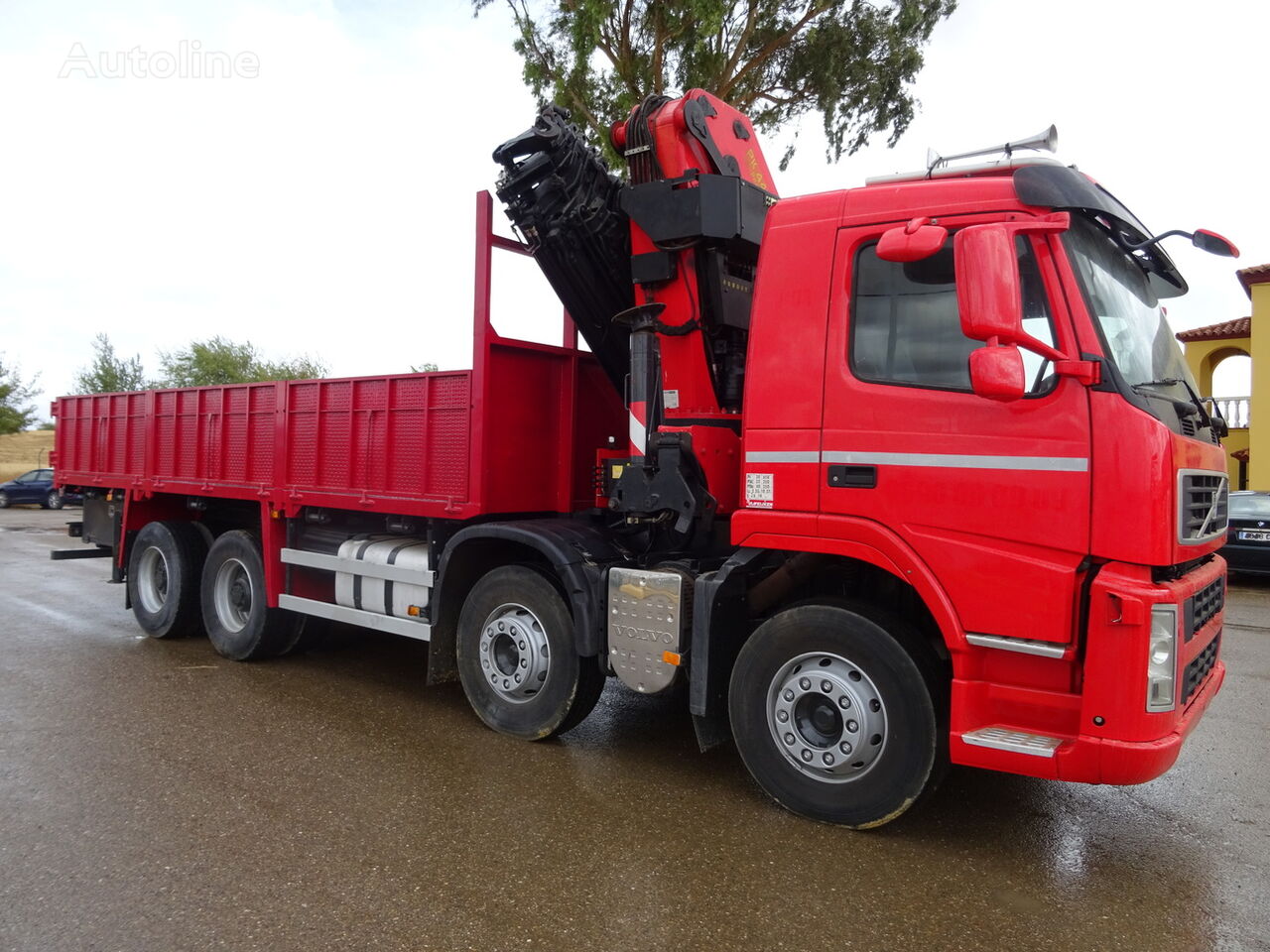 camion plateau Volvo FM 480