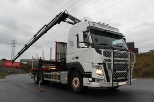 бортовой грузовик Volvo FM 500 *6x2 *crane HIAB 12t/m *ONLY 160hrs! *FULL STEEL *BED 6.5