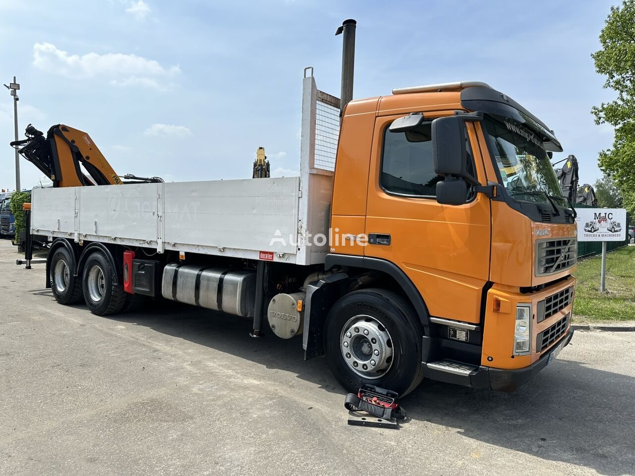 Volvo FM12-420 6x4 + CRANE PALFINGER PK20002 - PLATFORM 7m20 - RADIO/R planbil