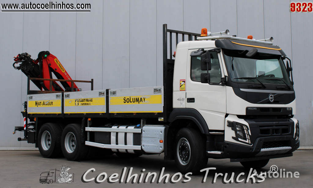 Volvo FMX 420  flatbed truck