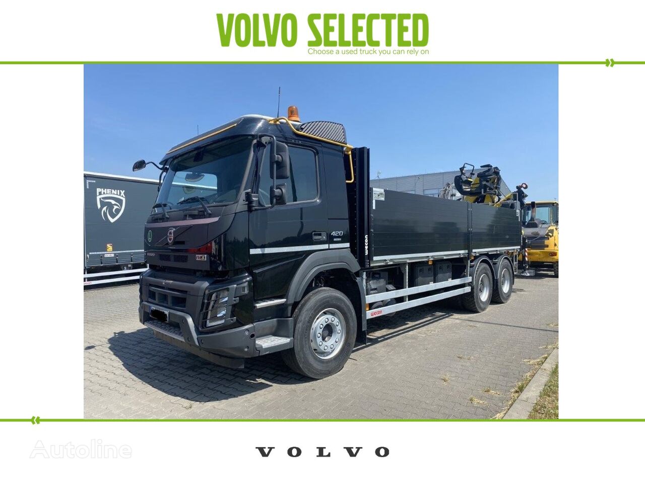 Volvo FMX 420  flatbed truck