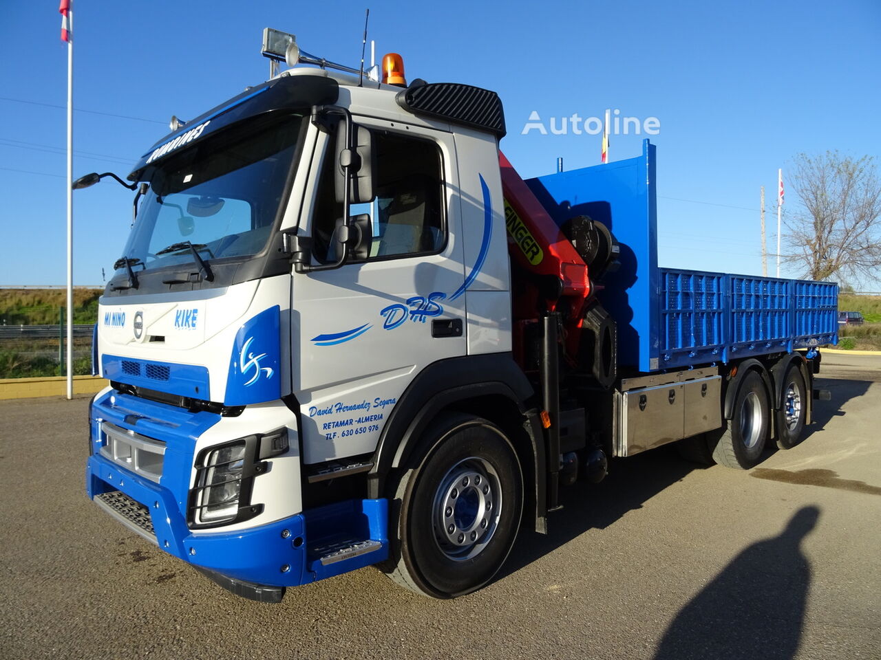 Volvo FMX 420 flatbed truck