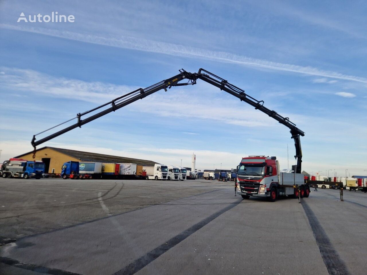 Volvo FMX460 8x4*4 Palfinger PK53002 Flyjib 6 + 4 platós teherautó