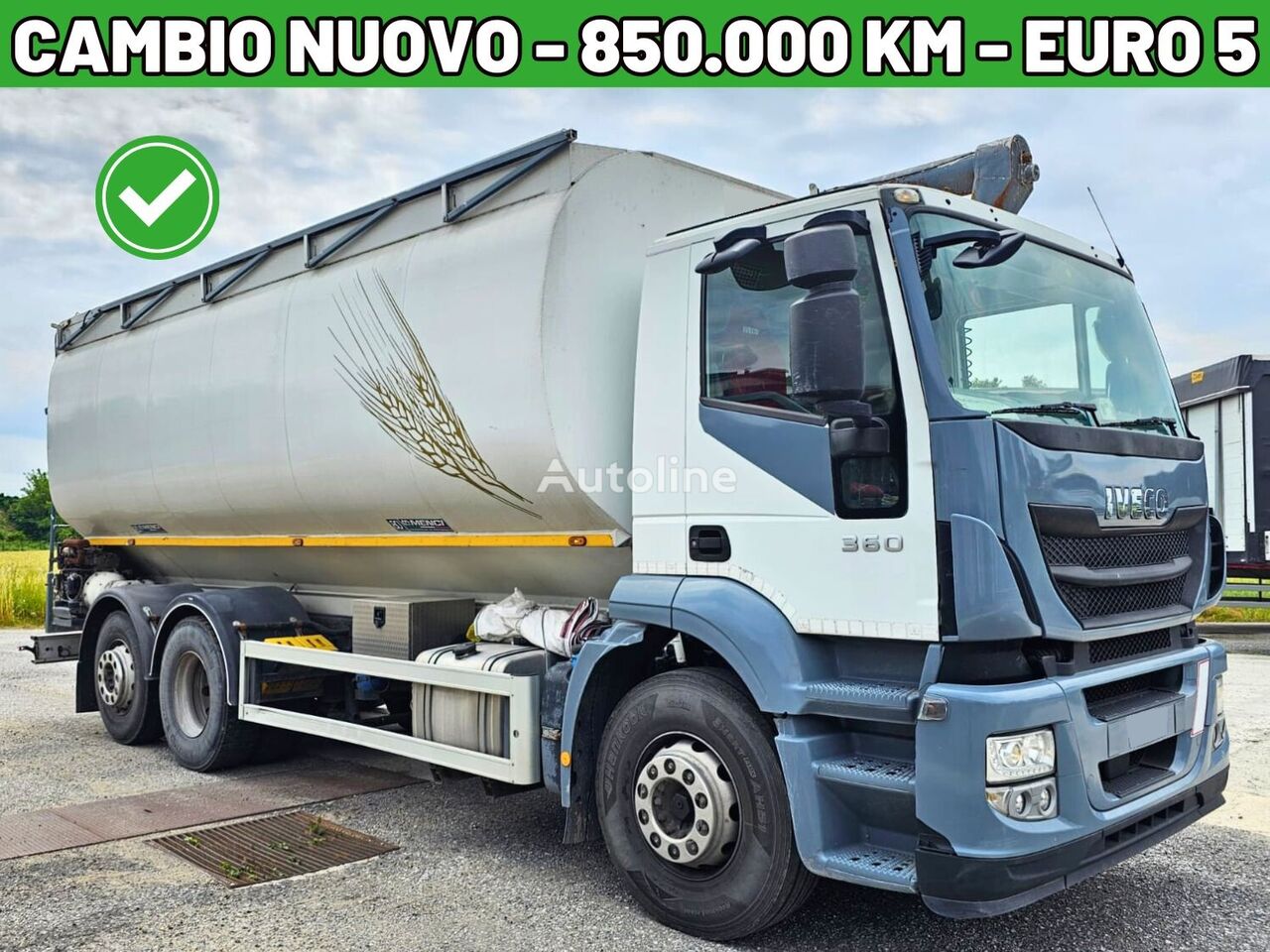 IVECO 360 Cisterna Euro 5 Mehltransporter
