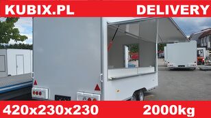 remorque alimentaire Kubix New on stock! 420x230x230 catering trailer, 2000kg neuve