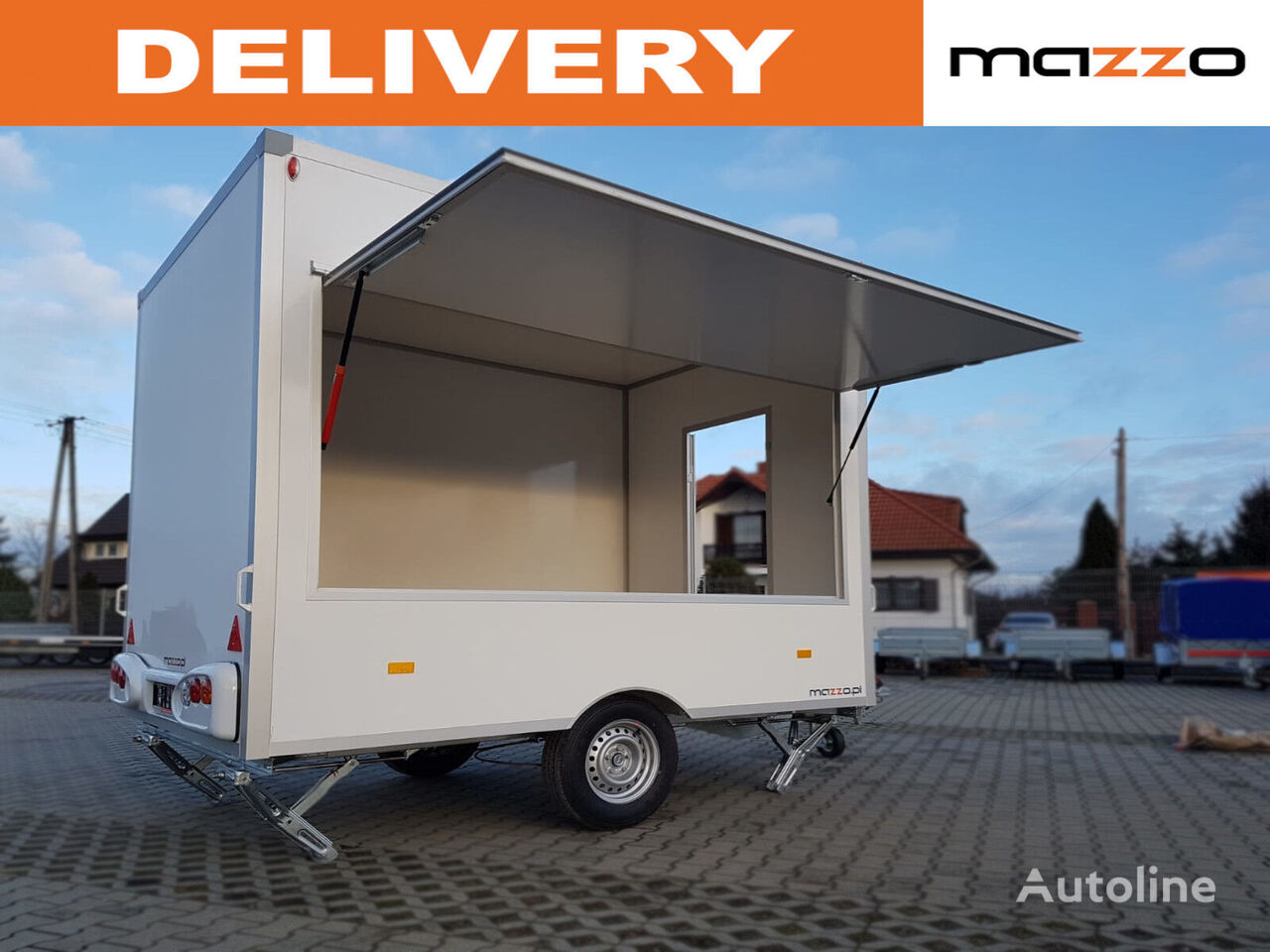 neuer Niewiadów H13362H  Mobile catering trailer street Verkaufsanhänger  burger Imbissanhänger
