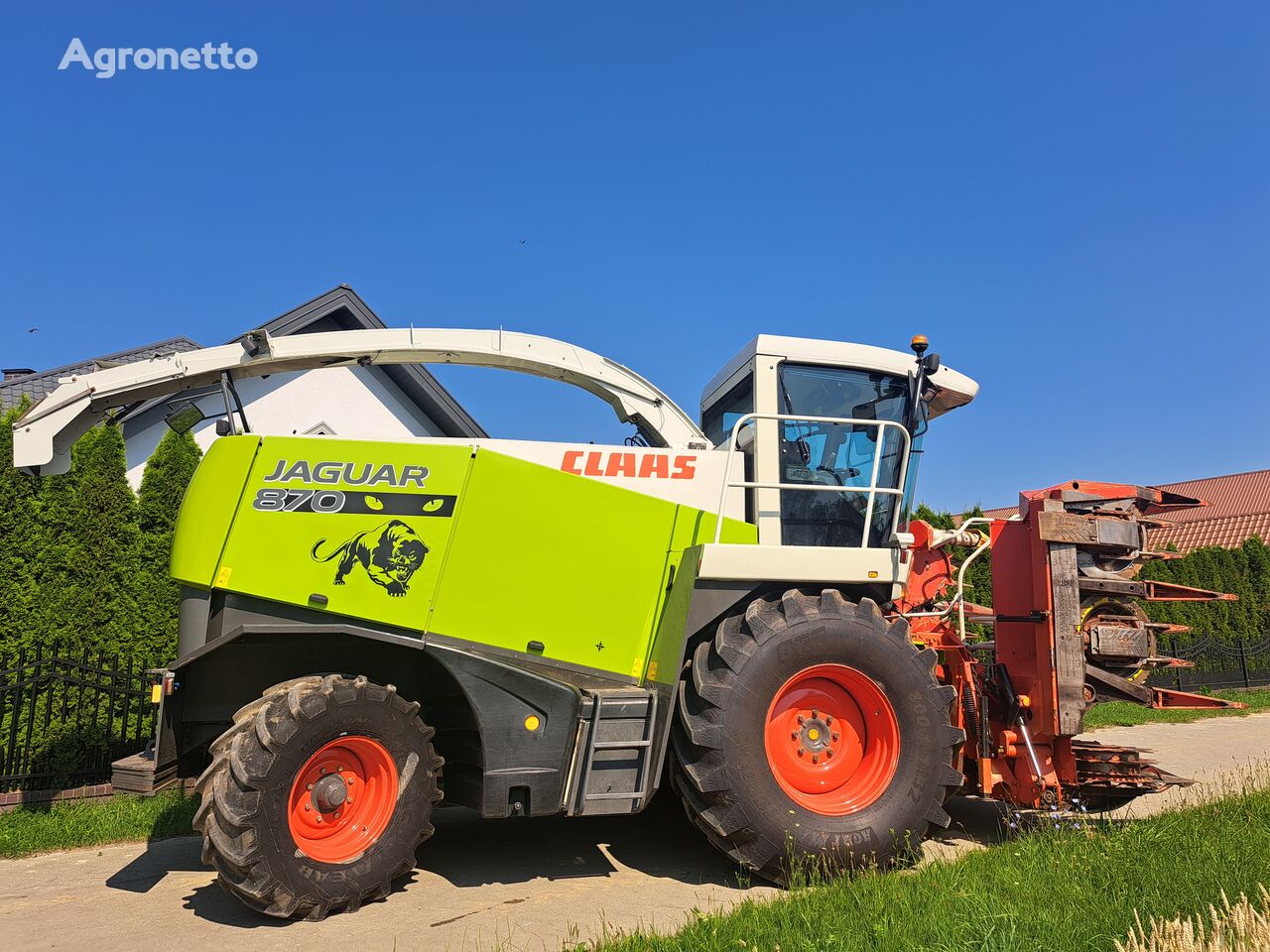 colhedora de forragem Claas Jaguar 870 Profistar