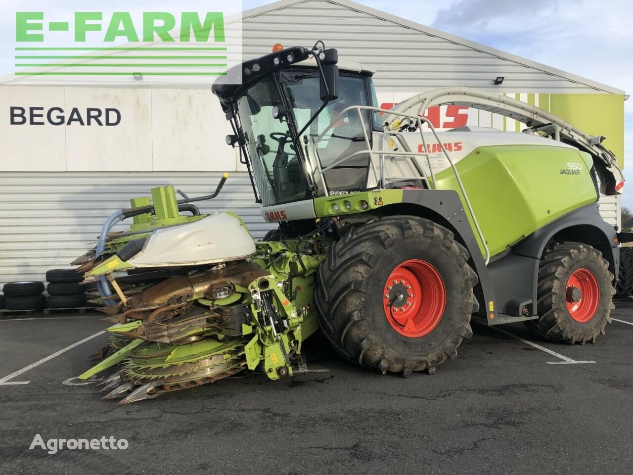 Claas jaguar 950 t4f +orbis 750 forage harvester