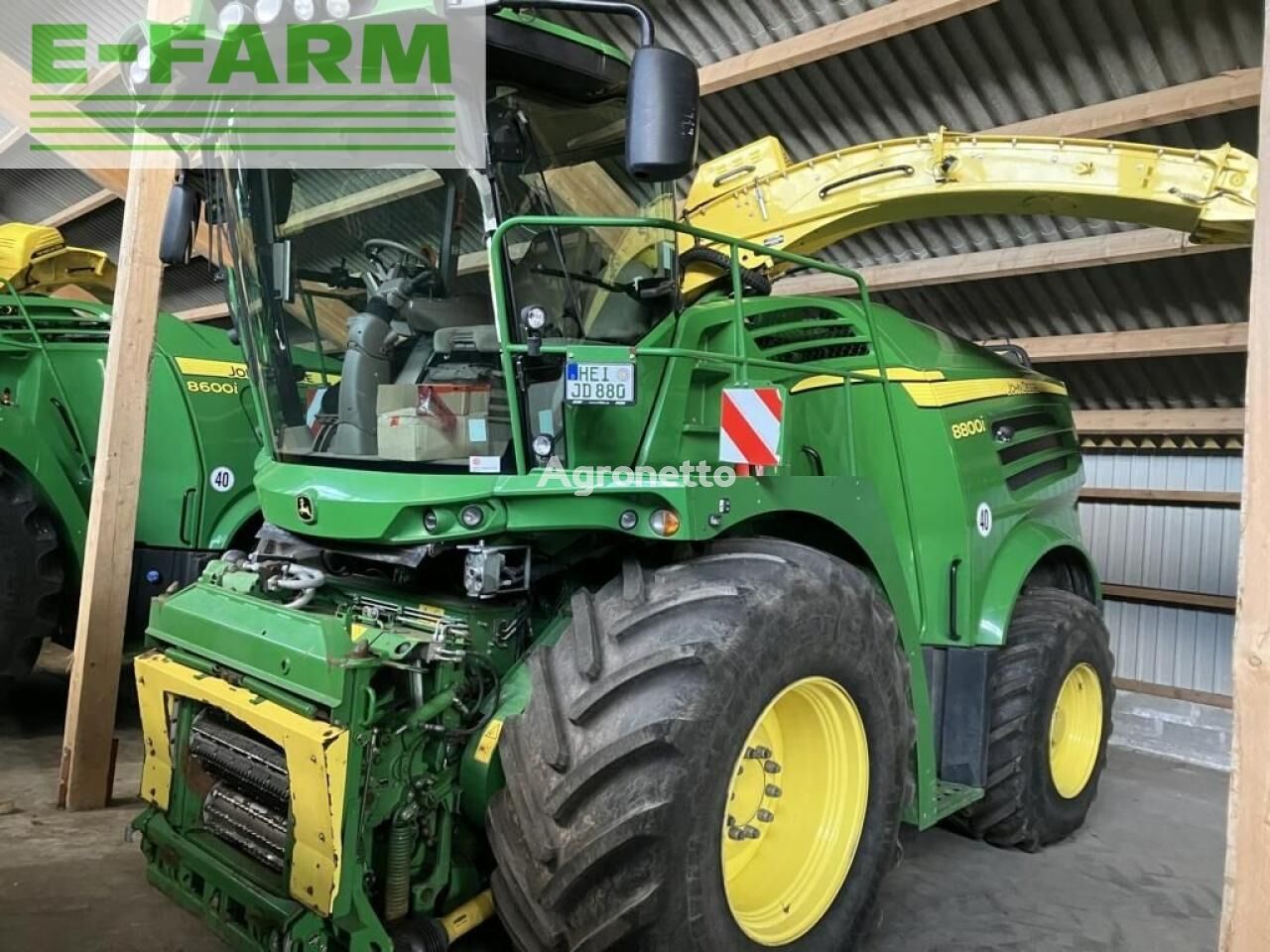 John Deere 2792z spfh 8800 forage harvester