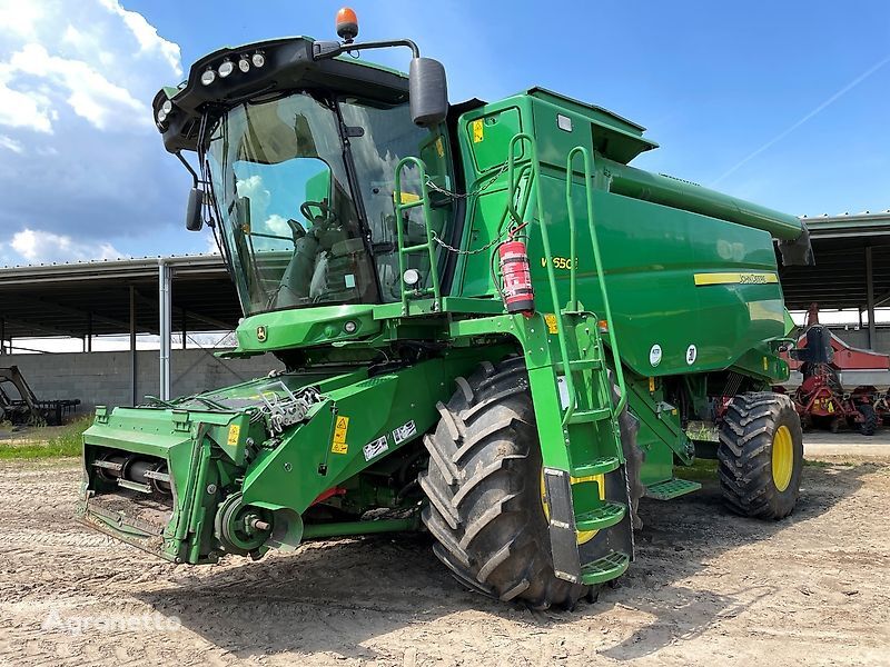 John Deere W650i 4WD, 622X header + trolley, Quantimeter, compressor grønthøster