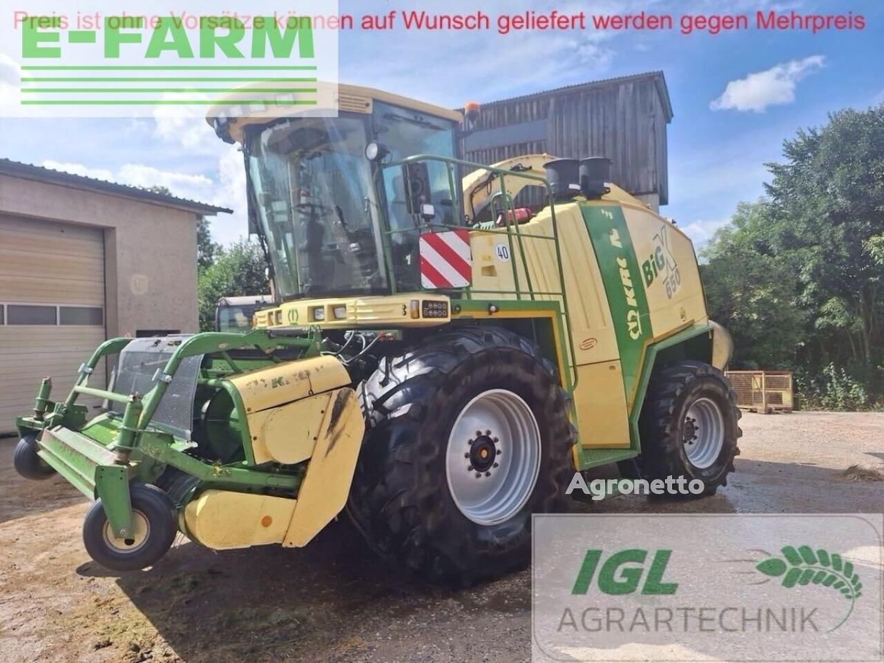 Krone big x 650 cosechadora de forraje