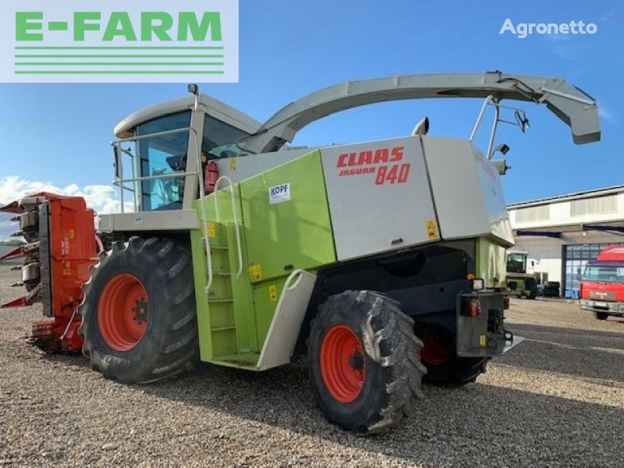 jaguar 840, baujahr 1998, 30 km forage harvester