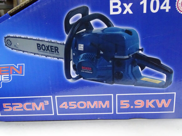 новая бензопила Boxer BX 104