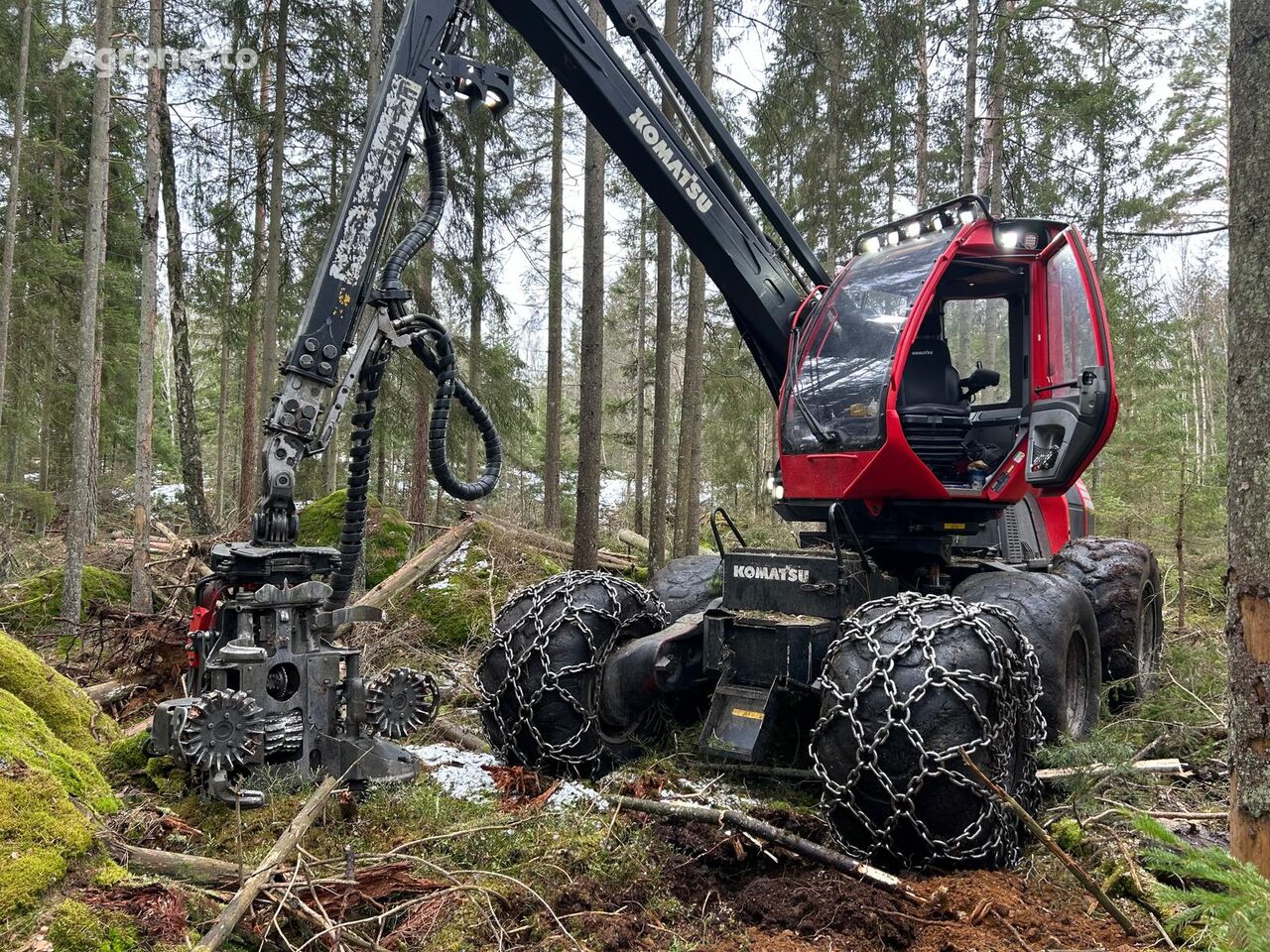 abbattitrice forestale Komatsu 911