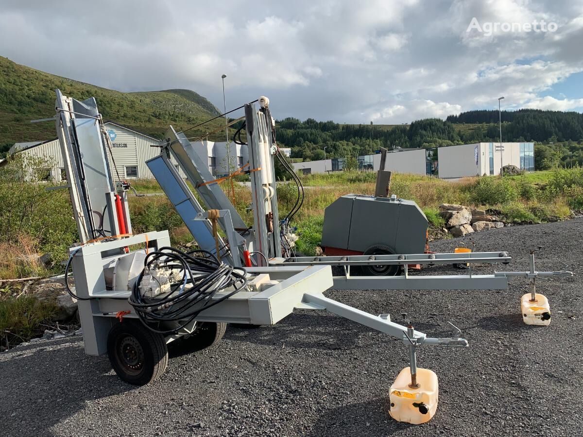 Norges KRFAFTIGSTE portable vedmaskin Prototyp laget av Maskinin log splitter